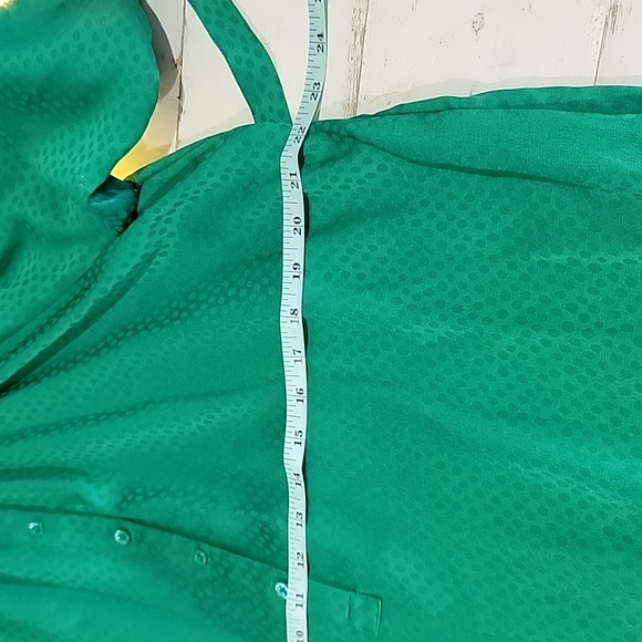 KATE SPADE Beryl Green Fluid Jacquard Printed Regular Fit Midi Dress - Picture 4 of 6